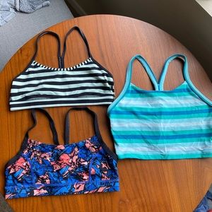 Lululemon size 6 bundle (bras only)